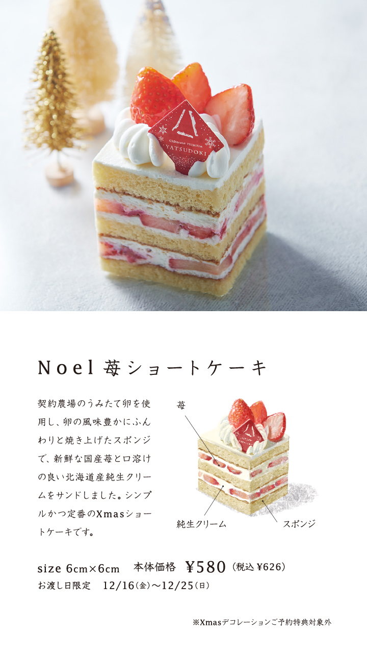 Noel苺ショートケーキ