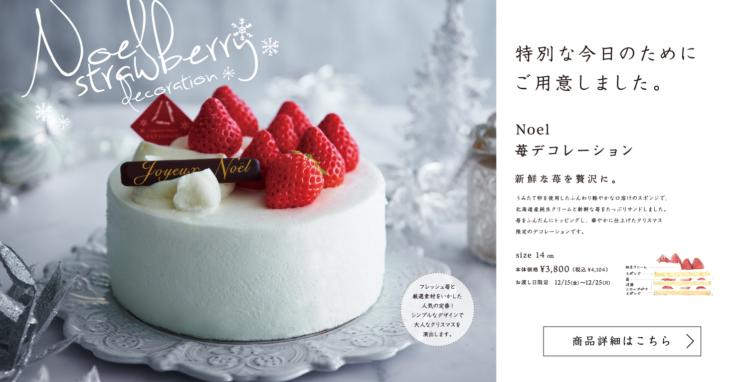 Noel苺デコレーション