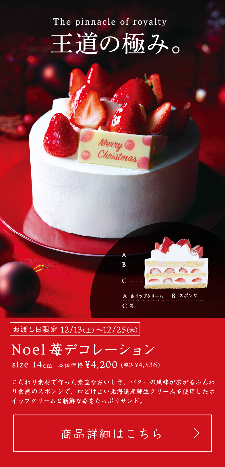 Noel苺デコレーション