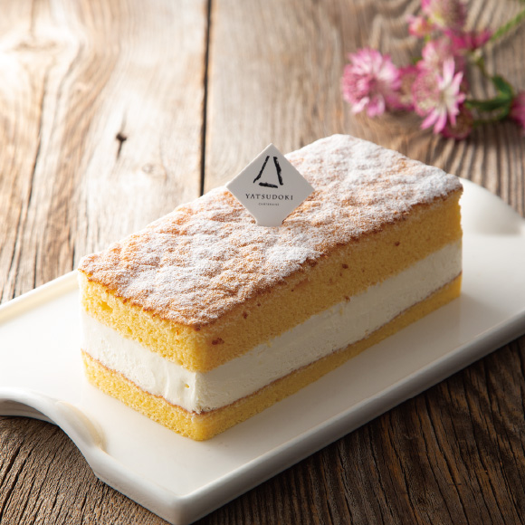 牛乳と卵とはちみつの生ケーキ