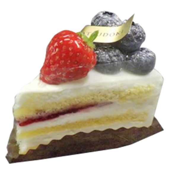 苺とブルーベリーのレアチーズ
