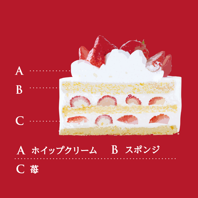 Noel苺デコレーション14cm-2