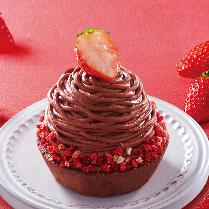 自社農園苺のショコラモンブラン