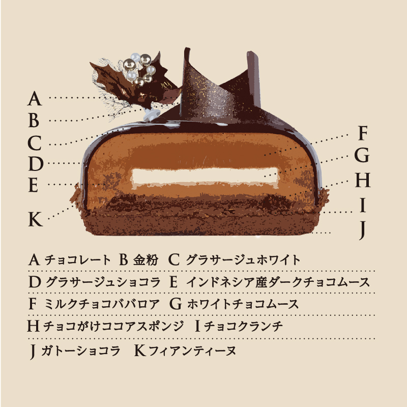 Noelプレミアムショコラ14cm-2