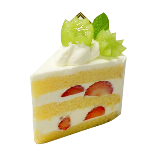 シャインマスカットと苺のショートケーキ