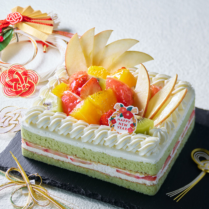 賀正プレミアムフルーツデコレーション