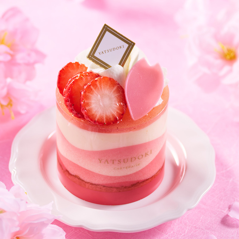 ひなまつり桃のガトー