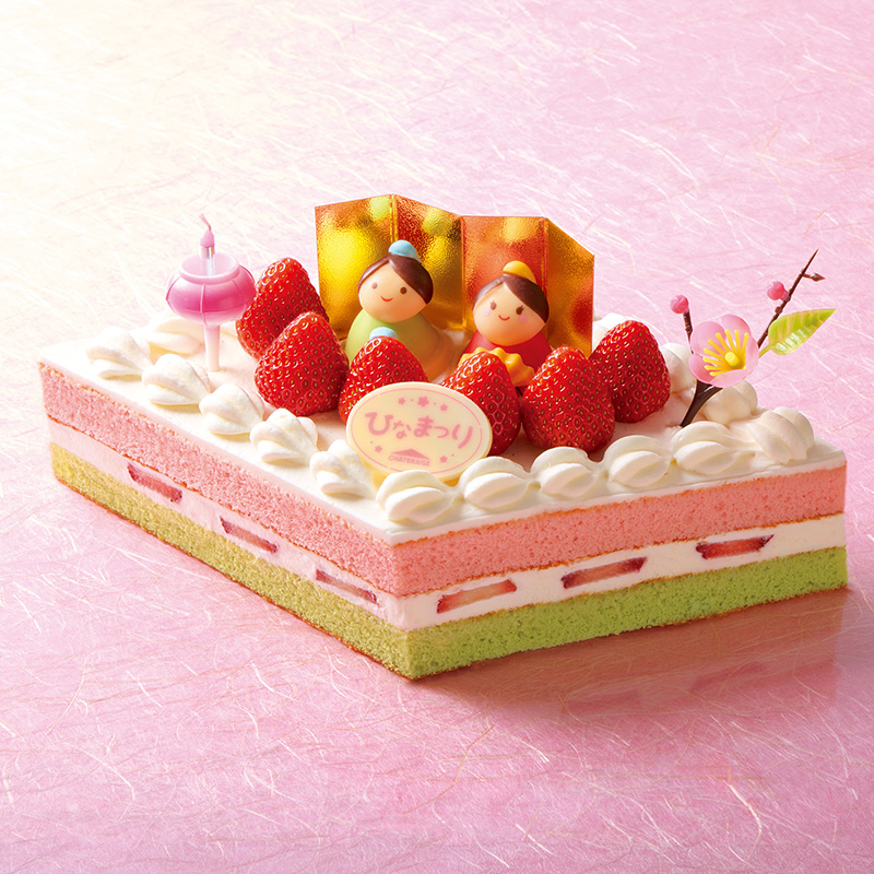 桃の節句 ひし形デコレーション