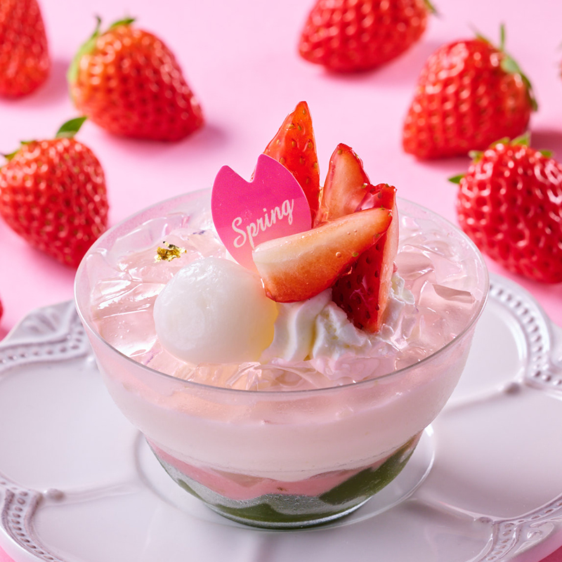 グラスデザート春の桜