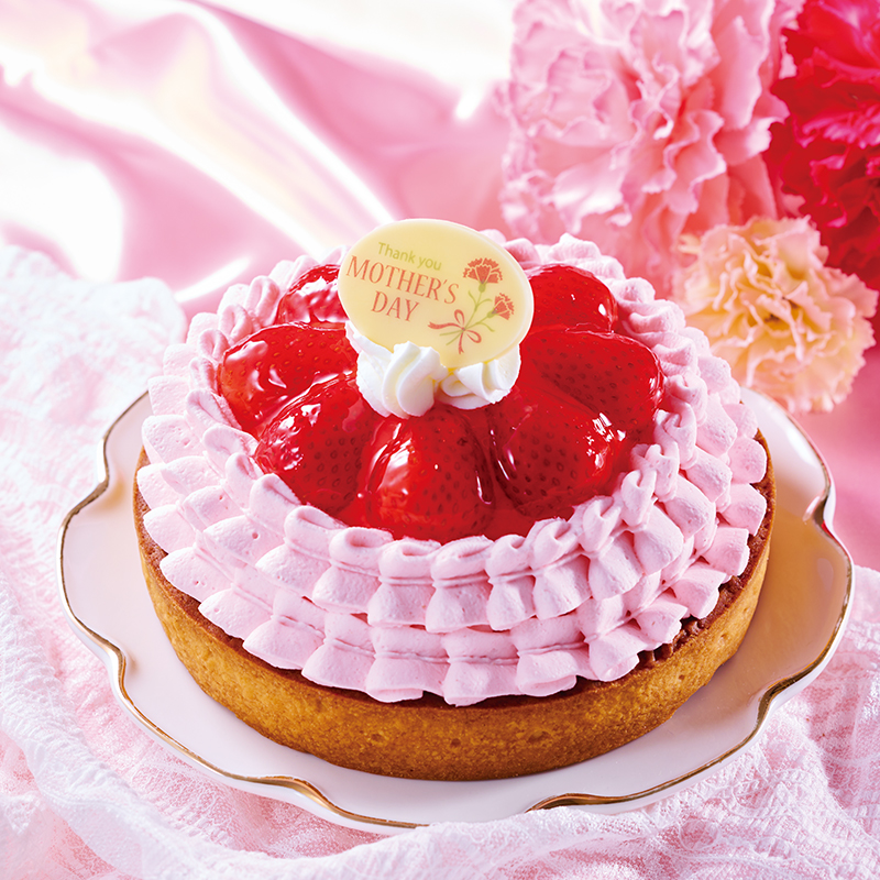 母の日 苺のタルトデコレーション14cm