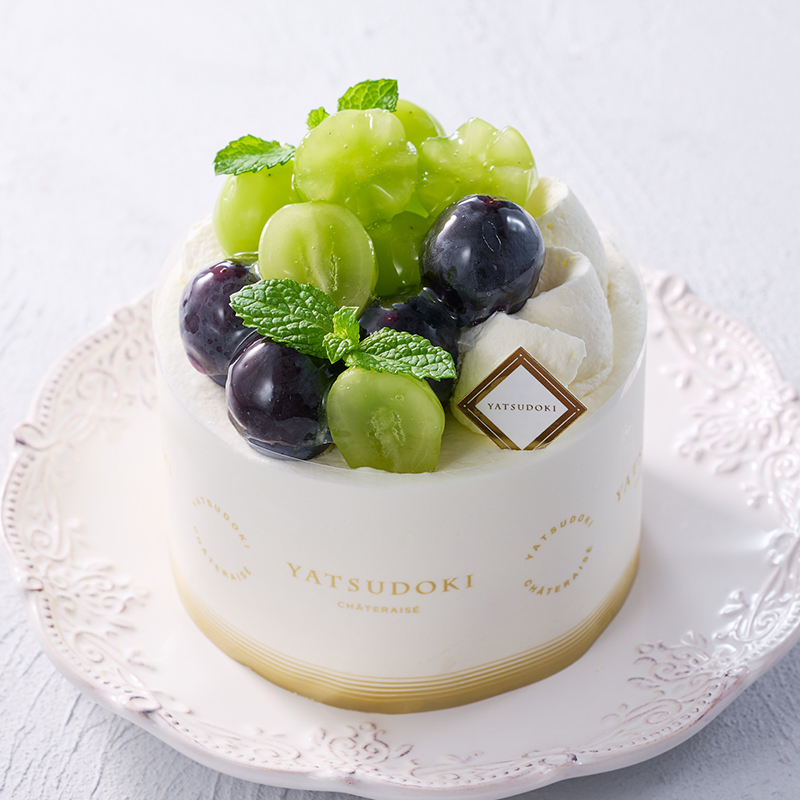 2種のぶどうのショートケーキ(Whole)11cm