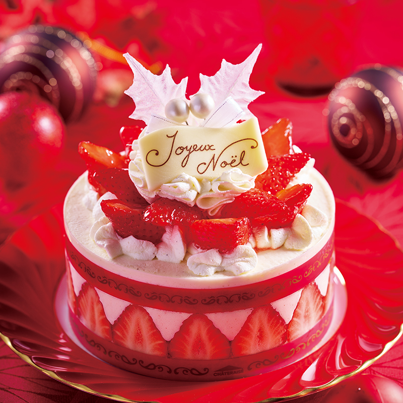 Xmasプレミアム純生苺デコレーション13cm